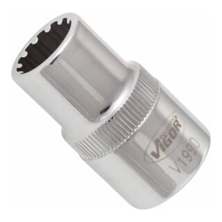 Clé à douille VIGOR 1/2"' Multiprofil