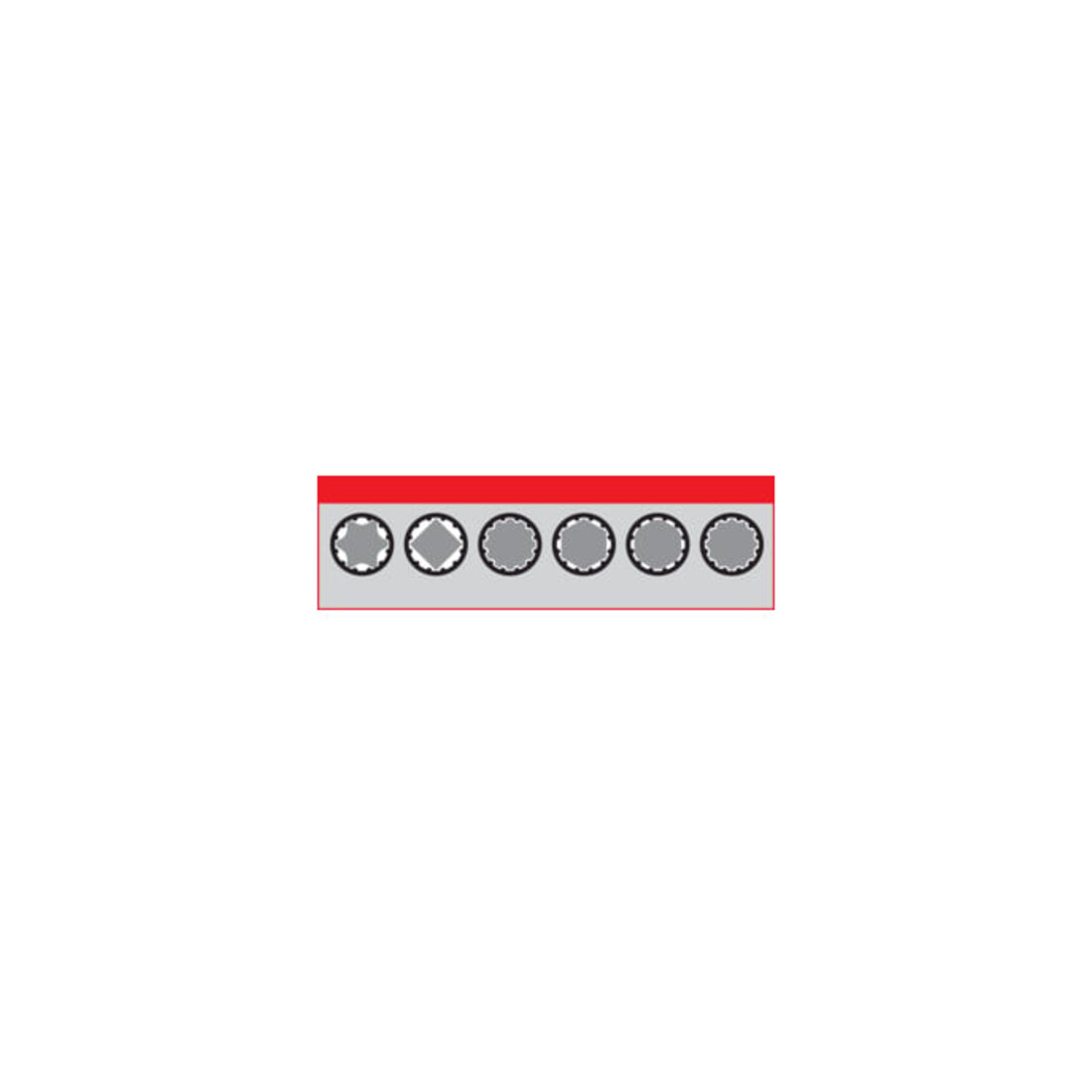 Clé à douille VIGOR 1/2"' Multiprofil