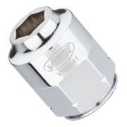VIGOR Douille plate super fine V7202-11 Carré creux 12,5 mm (1/2 pouce) Profil hexagonal extérieur 11