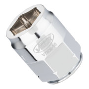VIGOR Douille plate super fine V7202-16 Carré creux 12,5 mm (1/2 pouce) Profil hexagonal extérieur 16-1