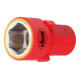 VIGOR Douille VDE à carré intérieur 12,5 mm (1/2"), profil hexagonal extérieur 10, longueur 55 mm V3331