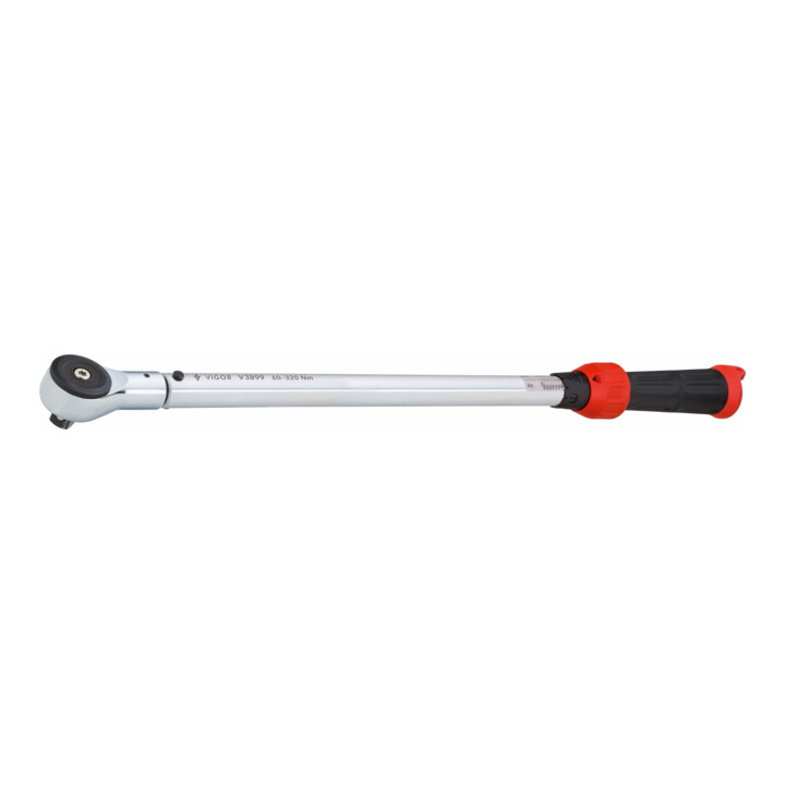 VIGOR Drehmoment-Schlüssel V3899 4% Vierkant massiv 12,5 mm (1/2 Zoll) Gesamtlänge: 610 mm Nm min-max: 60 - 320
