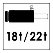 VIGOR Druckfuß-Satz, 2teilig V5906-1-3