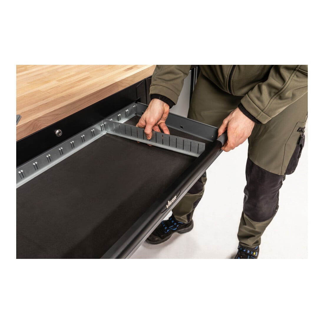 VIGOR Einteilblech Satz groß 137 mm V6685-3/10 10 teilig