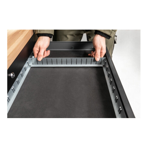 VIGOR Einteilblech Satz, hoch, extragroß 183 mm, V6685H-4/10, 10-teilig
