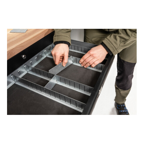 VIGOR Einteilblech Satz mittel 91 mm V6685-2/20 20 teilig