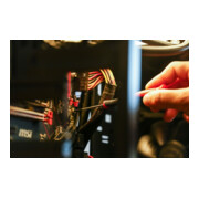 VIGOR Elektronik-Schraubendreher Satz in Kunststoff-Box V4303 Schlitz Profil Kreuzschlitz Profil PH 1,6 2 2,4 3 mm PH 00 PH 0 6 teilig-4