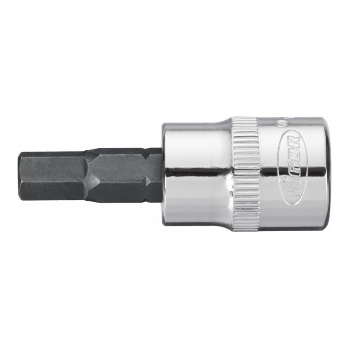 VIGOR Embout de tournevis V2283N carré creux 10 mm (3/8 pouce) profil hexagonal intérieur 5