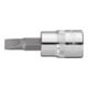 VIGOR Embout de tournevis V2288N carré creux 10 mm (3/8 pouce) fente 0,8 x 5,5