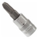 VIGOR Embout tournevis 1/4" carré creux 6,3 mm PH3 profil cruciforme V2438N, 38 mm