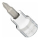 VIGOR Embout tournevis 3/8" à carré creux 10 mm, profil cruciforme PH1, 49 mm