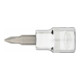 VIGOR Embout tournevis 3/8" à carré creux 10 mm, profil cruciforme PH1, 49 mm