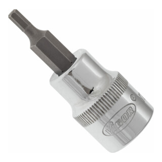 VIGOR Embout de tournevis VIGOR 3/8" embout hexagonal à six pans creux profilé