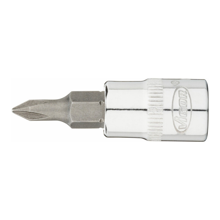 VIGOR Embout tournevis 3/8" carré creux 10 mm PH2 V2293N, 49 mm