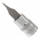 VIGOR Embout tournevis 6,3 mm (1/4") carré creux, profil fente V2429N, 1,2×7, L 38 mm