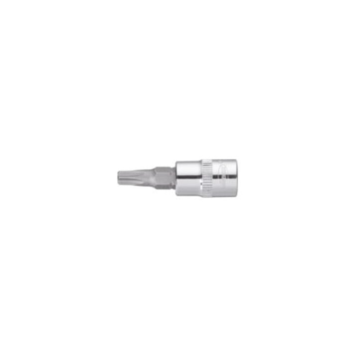 VIGOR Embout tournevis carré 6,3 mm (1/4") Tamper-Resistant TX T27 H, L 37 mm V2141