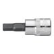 VIGOR Embout tournevis carré interne 10 = 3/8 pouce, profil hexagonal interne V2284N, carré creux 10 mm, longueur totale 49 mm