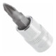 VIGOR Embout tournevis Pozidriv PZ0 6,3 mm (1/4") carré creux V2594N, 38 mm