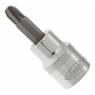 VIGOR carré femelle VIGOR 10 = embout de tournevis 3/8 pouce profil Pozidriv (PZ)