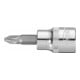 VIGOR carré femelle VIGOR 10 = embout de tournevis 3/8 pouce profil Pozidriv (PZ)-3