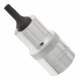 VIGOR Embout tournevis TX intérieur carré 12,5 mm (1/2") T25, L 55 mm V2152-1