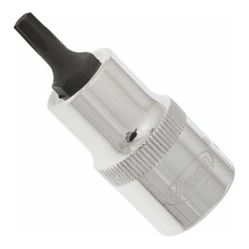 VIGOR Embout tournevis TX intérieur carré 12,5 mm (1/2") T27 V2153, longueur 55 mm