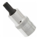 VIGOR Embout tournevis TX intérieur carré 12,5 mm (1/2") T45 V2156, longueur 55 mm-1