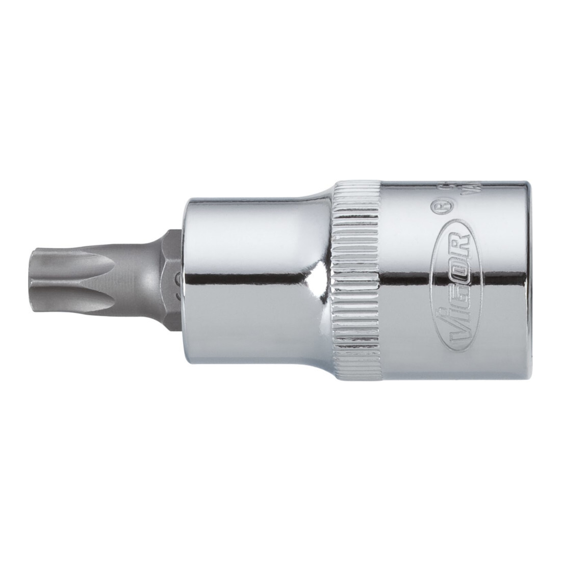 VIGOR Embout tournevis TX intérieur carré 12,5 mm (1/2"), T55, L 55 mm V2158