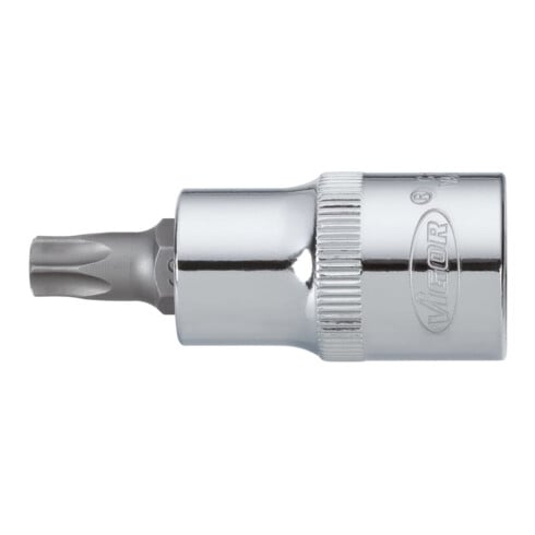 VIGOR Embout tournevis TX intérieur carré 12,5 mm (1/2") T60 V2159, 55 mm