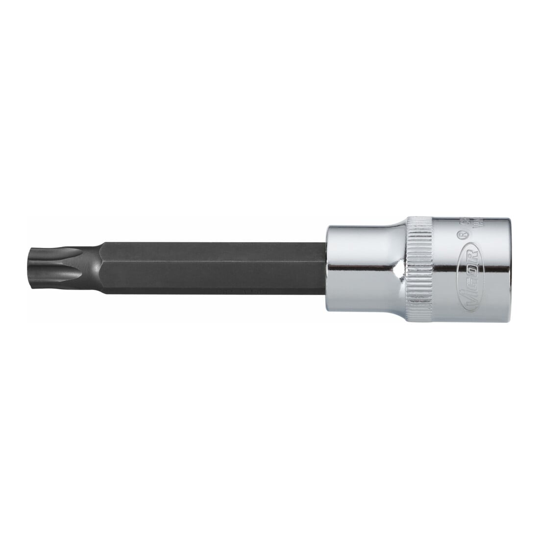 VIGOR Embout tournevis TX intérieur T27, carré creux 12,5 mm (1/2"), L 100 mm