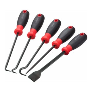 VIGOR Ensemble crochets et grattoirs V5045 Longueur totale : 260 mm, 5 outils