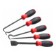 VIGOR Ensemble crochets et grattoirs V5045 Longueur totale : 260 mm, 5 outils