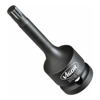 VIGOR Ensemble d'embouts à choc pour vis à six pans intérieurs (XZN) V7018-M8