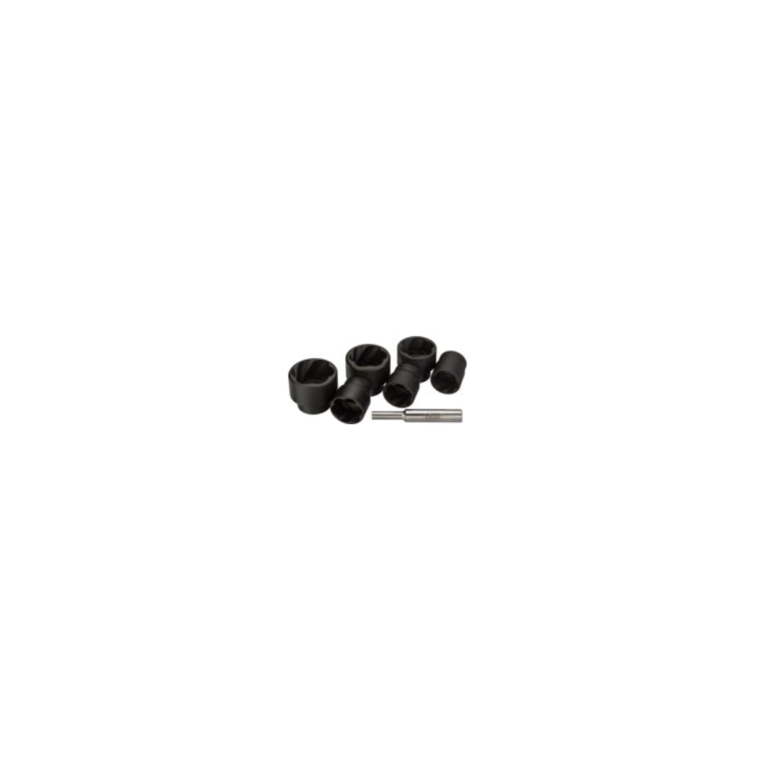 VIGOR Ensemble d'extracteurs à rainure hélicoïdale intérieur carré 12,5 mm (1/2 pouce), 7 outils V3741