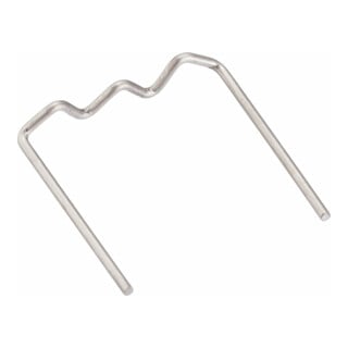 VIGOR Ersatzklammern, 0,6mm, W-Form, V3673N, 100-teilig