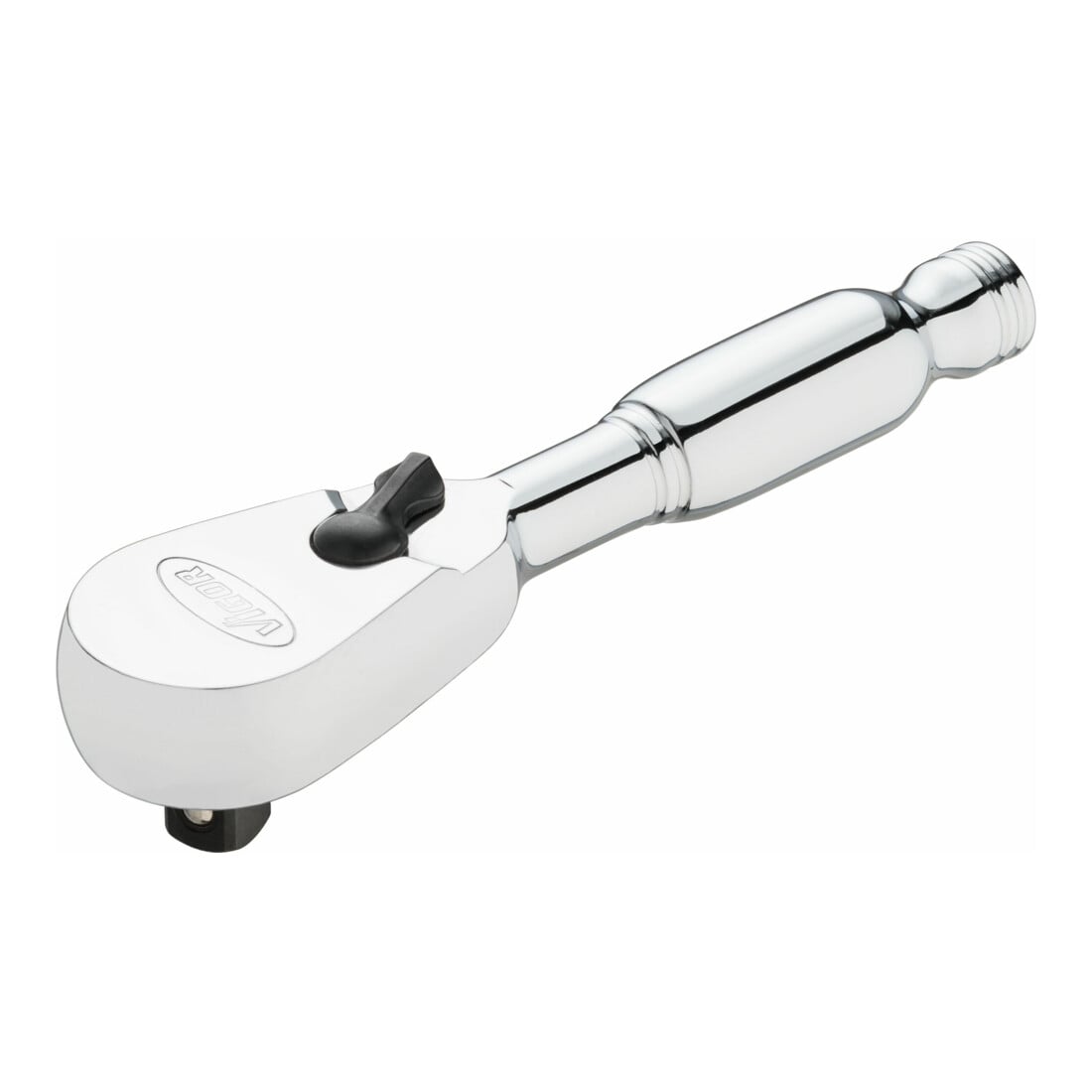 VIGOR Feinzahn-Umschaltknarre extrakurze Ausführung V4944-XS Vierkant massiv 6,3 mm (1/4 Zoll) 95 mm