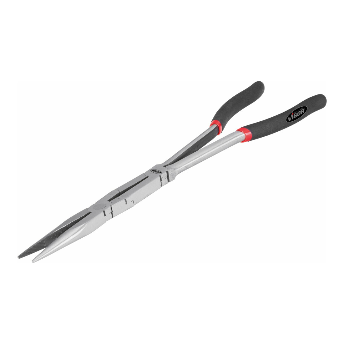 VIGOR Flachrundzange mit Doppelgelenk V2783 Gesamtlänge: 340 mm