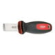 VIGOR Grattoir 20 x 2,5 mm V2508 Longueur totale : 175 mm-1