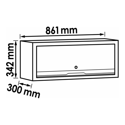 VIGOR Hängeschrank 861 mm V6000-04XL