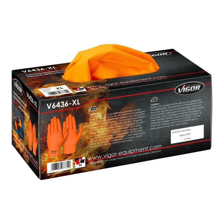 VIGOR Handschuhe, Grip, V6436-M, 100-teilig