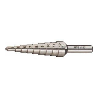 VIGOR HSS-Stufenbohrer 4 - 12 mm V2394 Gesamtlänge: 65 mm