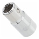 VIGOR Innensechskant-Antrieb 6,3 = 1/4 Zoll Innenvierkant Antrieb 6,3 = 1/4 Zoll Bit-Adapter V3651 Vierkant hohl 6,3 mm (1/4 Zoll) Sechskant hohl 6,3 (1/4 Zoll) Gesamtlänge: 25 mm