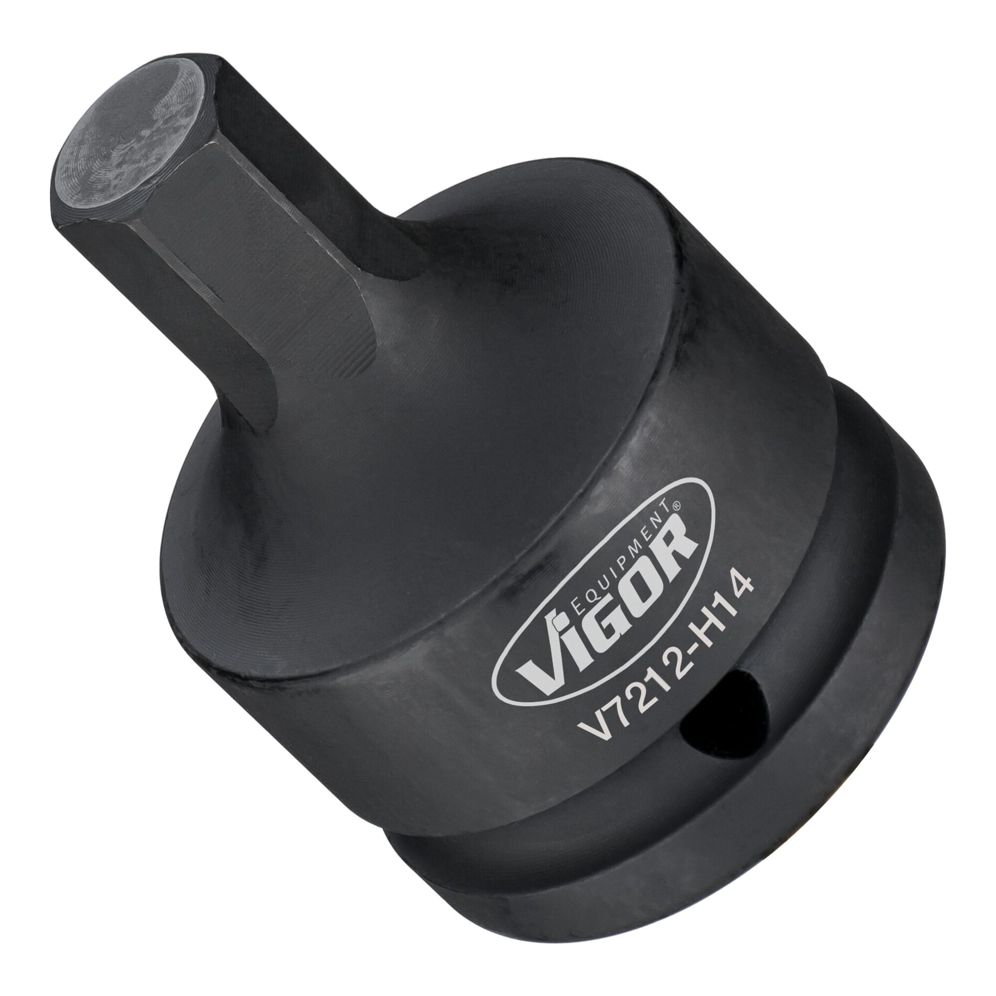 VIGOR Innensechskant Schlagschrauber Schraubendreher-Einsatz, V7212-H14, 3/4 Zoll (20 mm) Vierkant, Innen Sechskant Profil, SW 14 mm