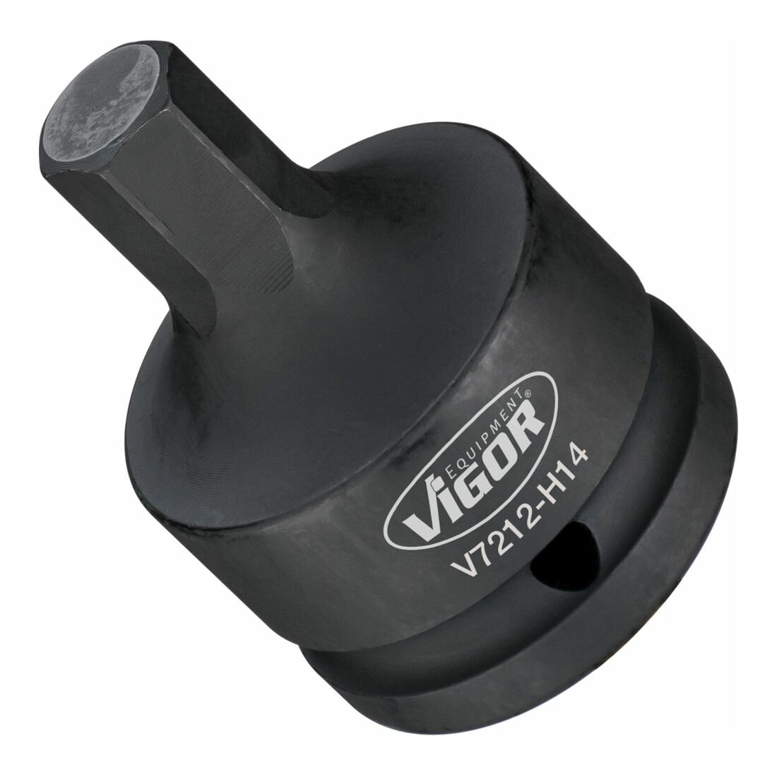 VIGOR Innensechskant Schlagschrauber Schraubendreher-Einsatz, V7212-H14, 3/4 Zoll (20 mm) Vierkant, Innen Sechskant Profil, SW 14 mm