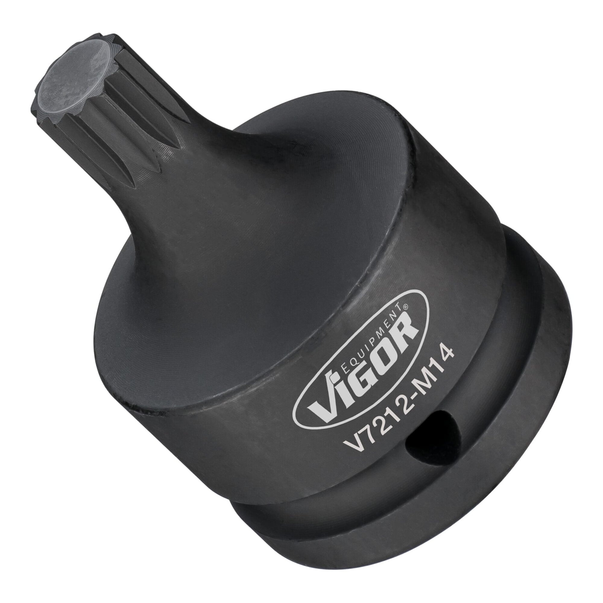 VIGOR Innensechskant Schlagschrauber Schraubendreher-Einsatz, V7212-M14, 3/4 Zoll (20 mm) Vierkant, Innen Vielzahn Profil XZN, SW M14