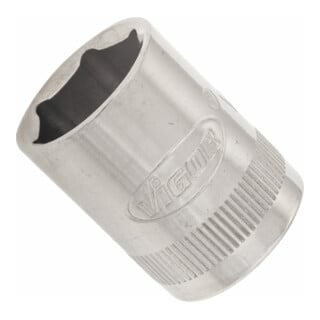 Vigor Innenvierkant Antrieb 10 = 3/8 Zoll Steckschlüssel-Einsatz Außensechskant-Profil V2270N ∙ Vierkant Hohl 10 Mm (3/8 Zoll) ∙