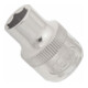 VIGOR Innenvierkant Antrieb 10 = 3/8 Zoll Steckschlüssel-Einsatz Außensechskant-Profil V2276N ∙ Vierkant hohl 10 mm (3/8 Zoll) ∙ Außen-Sechskant Profil ∙ 8 ∙ Gesamtlänge: 28 mm