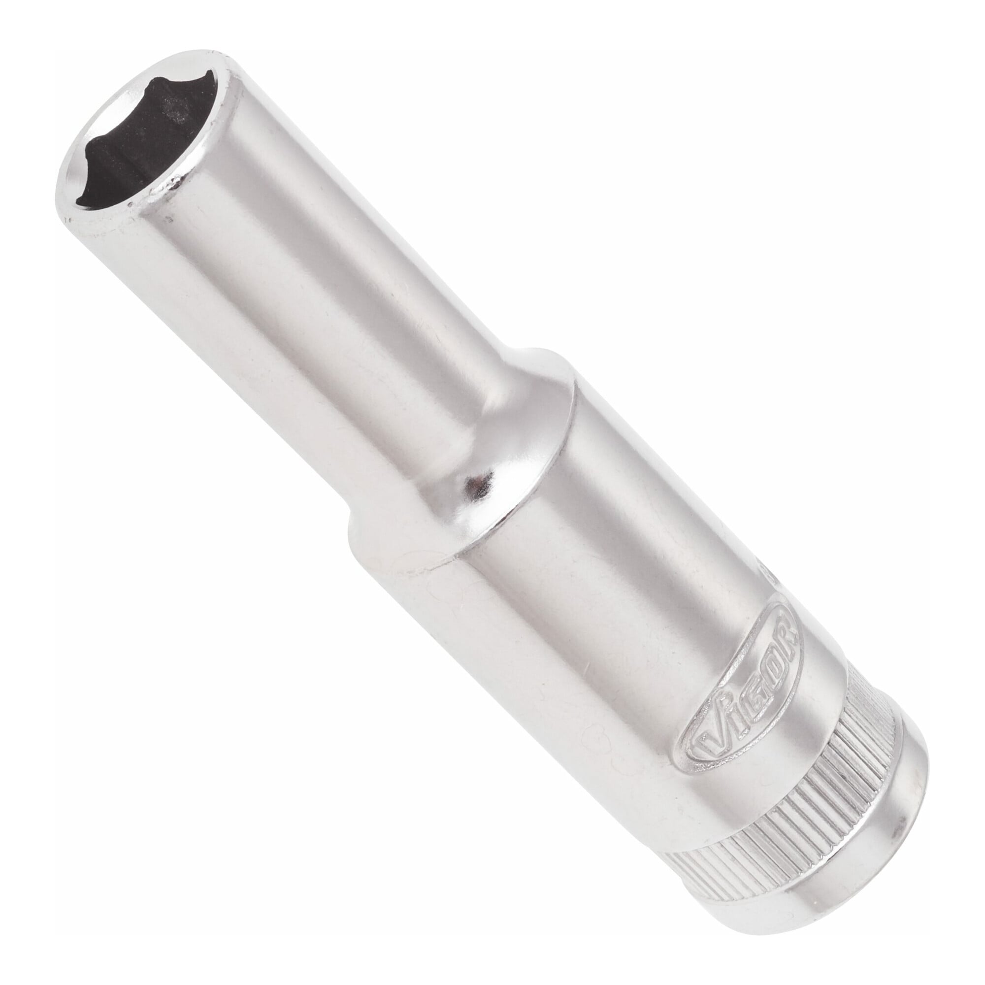 VIGOR Innenvierkant Antrieb 10 = 3/8 Zoll Steckschlüssel-Einsatz, lang Außensechskant-Profil V2017N ∙ Vierkant hohl 10 mm (3/8 Zoll) ∙ Außen-Sechskant