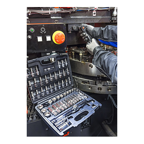 VIGOR Innenvierkant Antrieb 10 = 3/8 Zoll Steckschlüssel-Satz V2305 Vierkant hohl 10 mm (3/8 Zoll) Vierkant massiv 10 mm (3/8 Zoll) 0 Anzahl Werkzeuge: 61
