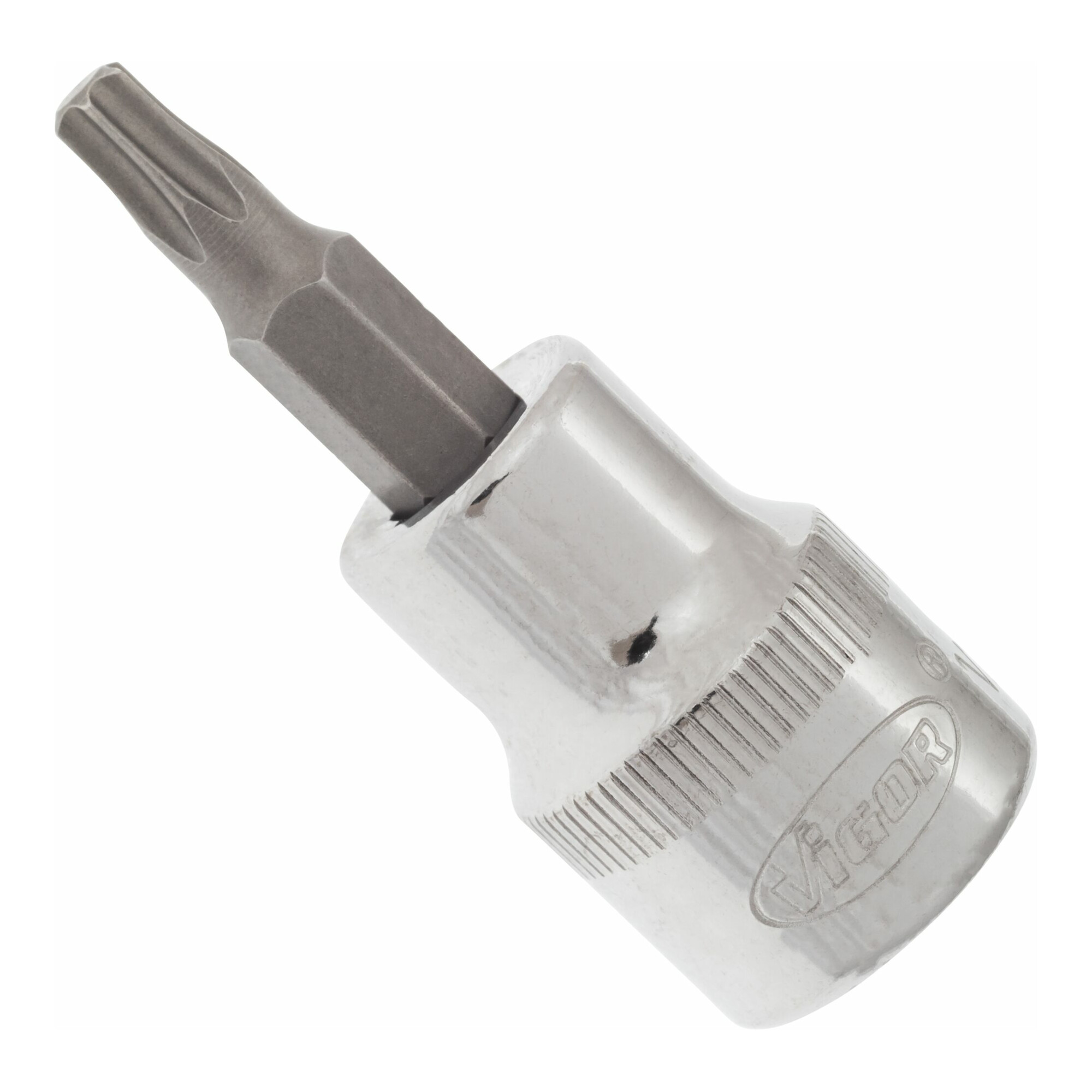 VIGOR Innenvierkant Antrieb 10 = 3/8 Zoll TORX Schraubendreher-Einsatz Innen TORX Profil V2301N ∙ Vierkant hohl 10 mm (3/8 Zoll) ∙ Innen TORX Profi